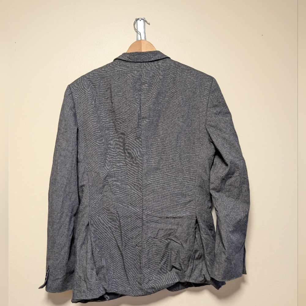 Theory Men’s Wool Blend Gray Blazer – Size 40 - Picture 2 of 7